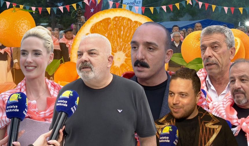 Antalya'da Yörük Kültürü ve Portakal Şenliği bir arada! Sanatçılardan müzikal şölen