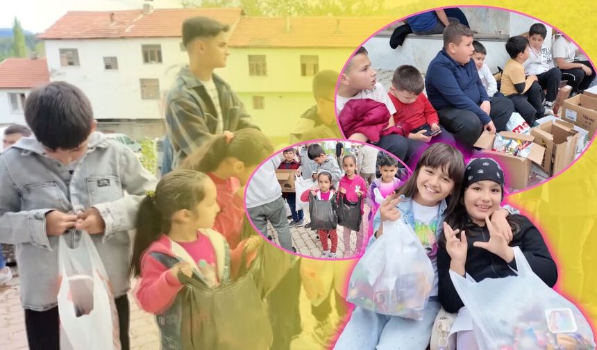 Antalya'da asırlık gelenek! Çocuklar arefe gününde şeker topladı