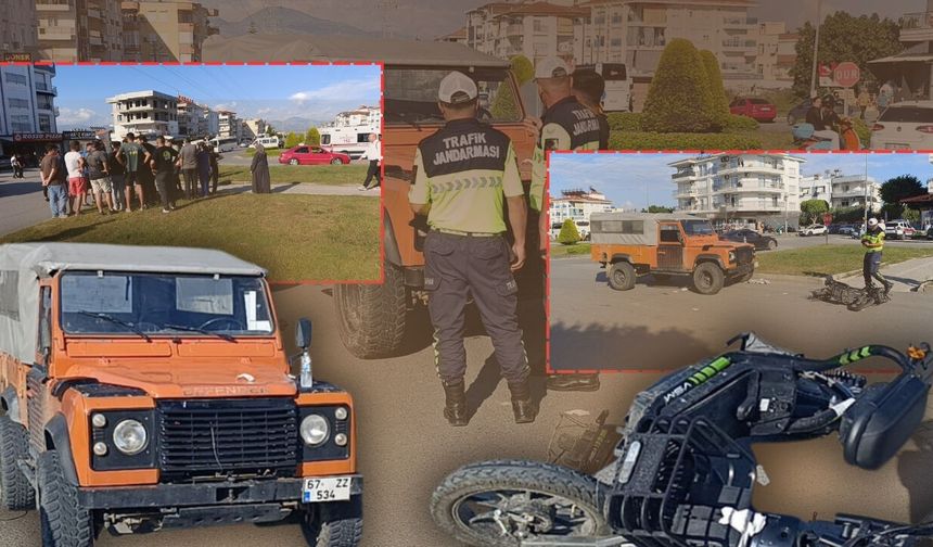 Antalya'da tur aracının çarptığı sürücüye plakasız araç kullanmaktan 46 bin TL ceza