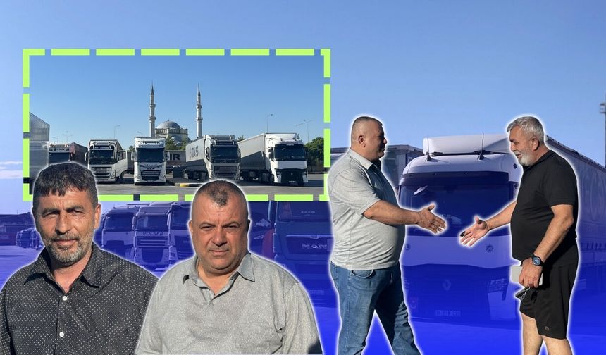 Antalya'dan çıkan ihracat yolu Kapıkule'de durdu: TIR şoförleri bayramı sınırda karşıladı