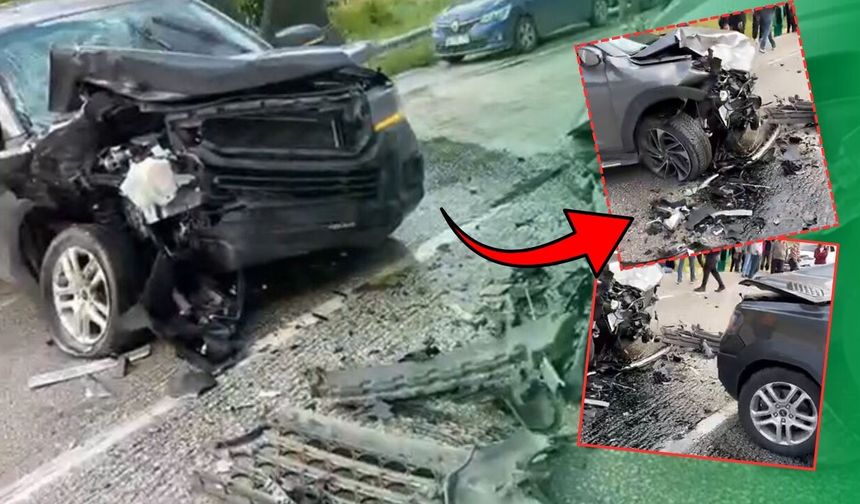 Isparta-Antalya kara yolunda zincirleme kaza! 5 yaralı