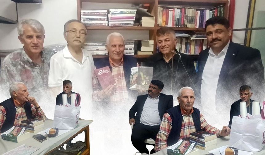 Antalya'da 70 yıllık terzinin kitap aşkına anlamlı kutlama!