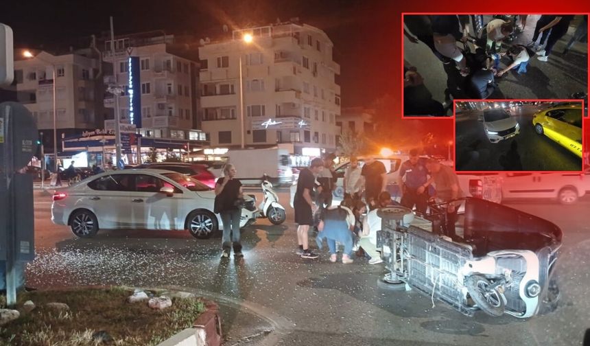 Antalya'da kırmızı ışık ihlali kazaya neden oldu!