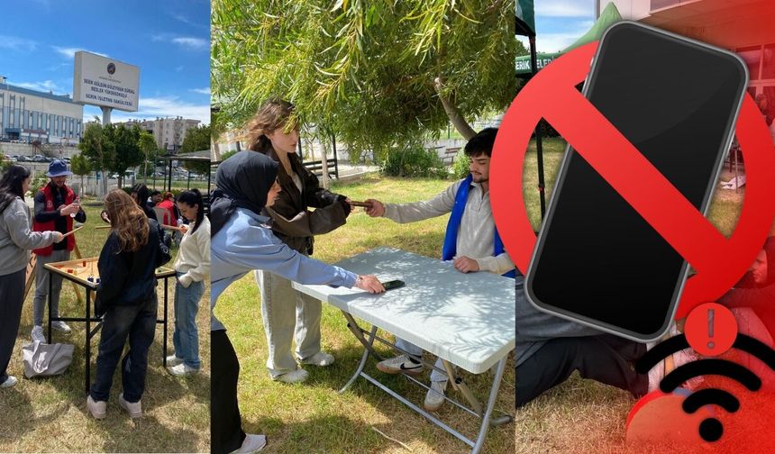 Antalya'da "Telefonunu bırak, hayata bağlan" dijital detoksu dikkat çekti