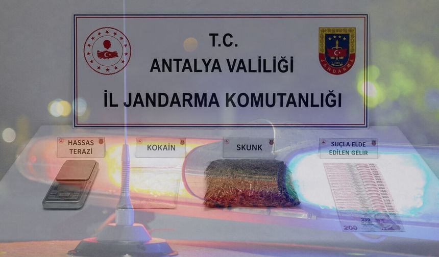 Antalya'da uyuşturucu operasyonları bayramda devam ediyor!