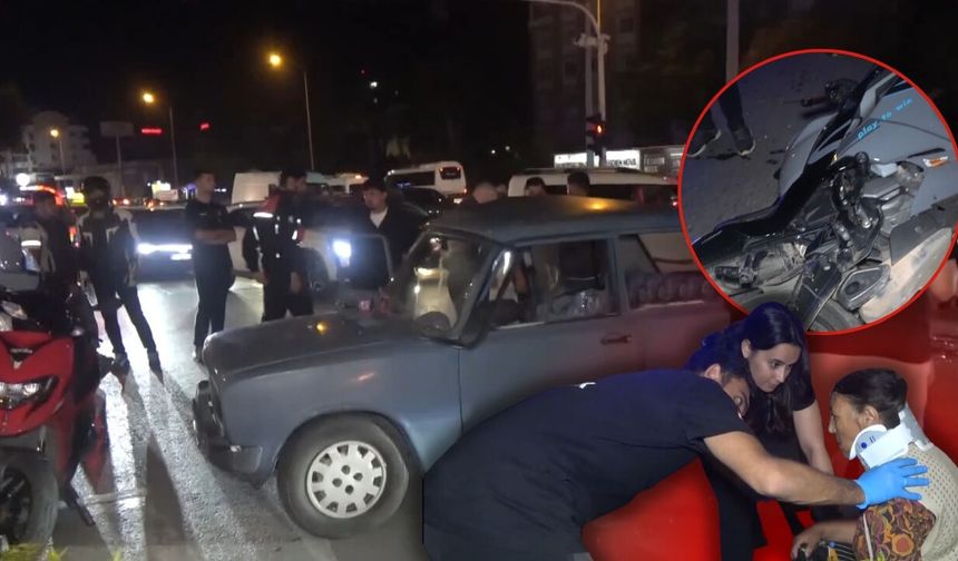 Antalya'da yasak noktadan döndü, kazaya neden oldu: 3 yaralı!