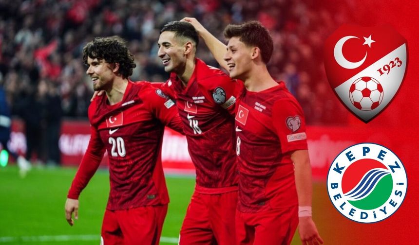Antalya'da Kepez Belediyesi'nden milli maç jesti!