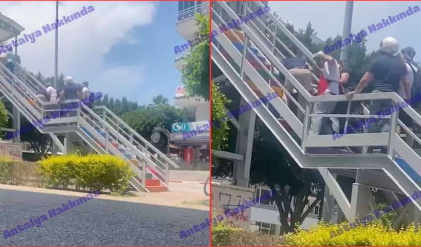 Antalya'da para ve yemek çaldığı öne sürülen genci darbettiler! O anlar kamerada