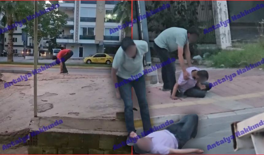 Antalya Zeytinköy'de ayakta uyudu! İşte o görüntüler