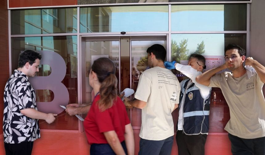 Antalya'da sınava son anda yetişenlere alkışlı destek!