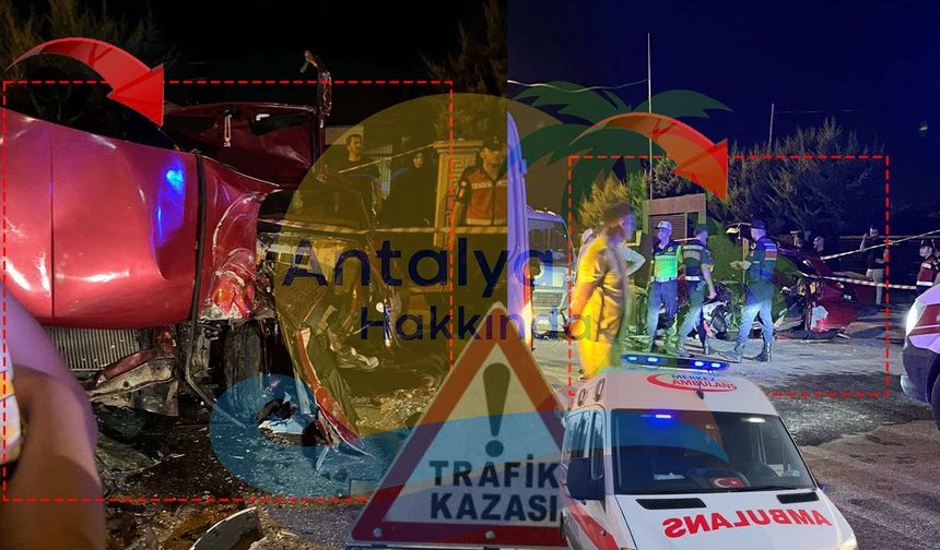 Antalya'da feci kaza: Araçtan savrulan çocuk hayatını kaybetti!