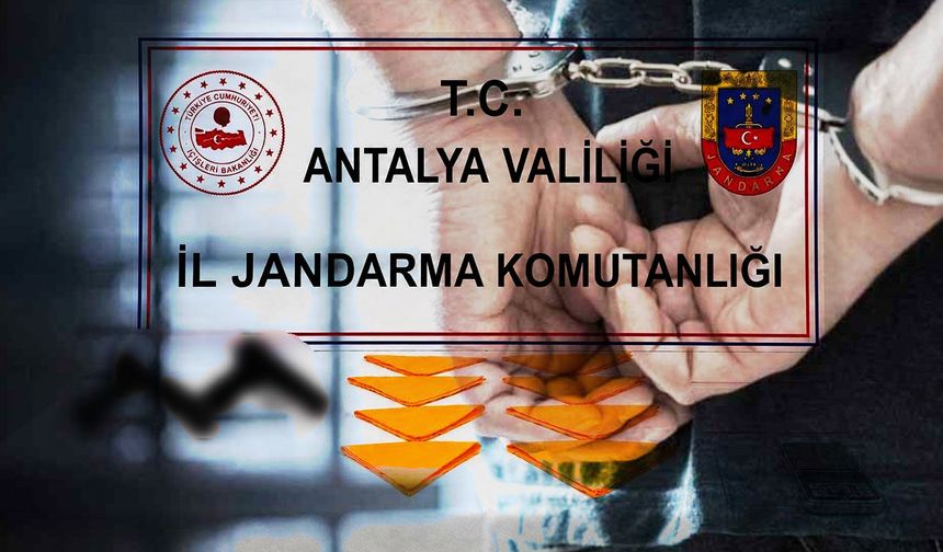 Antalya’da uyuşturucu operasyonu: 1 kişi tutuklandı!