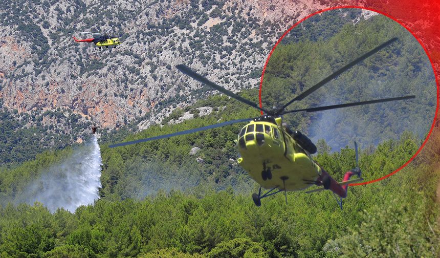 Antalya Konyaaltı’nda orman yangını kontrol altına alındı