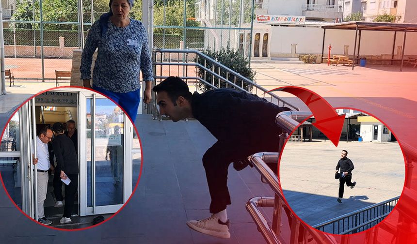 Antalya'da "Koş, çabuk kapı kapandı" uyarısı: YKS'ye saniyeler kala böyle yetişti!