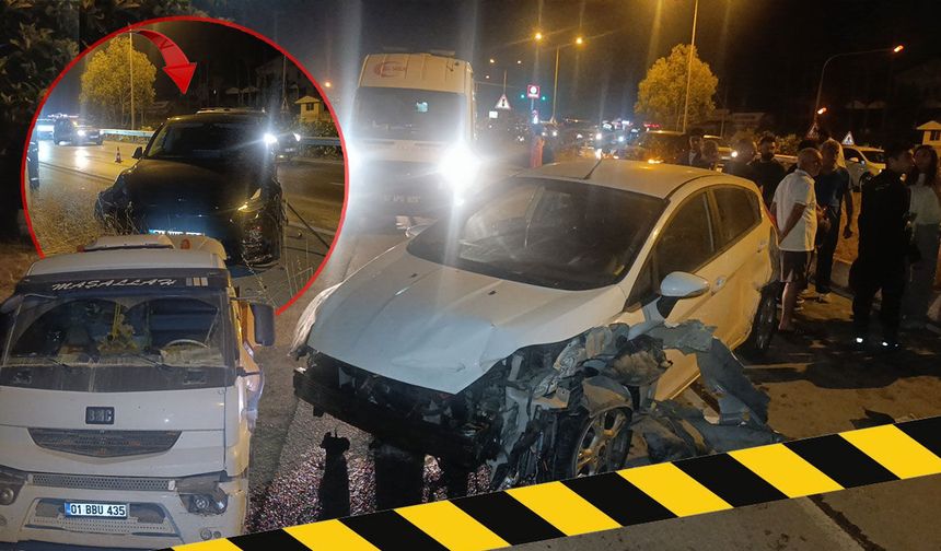 Antalya'da zincirleme kaza: Polis memuru ölümden döndü!
