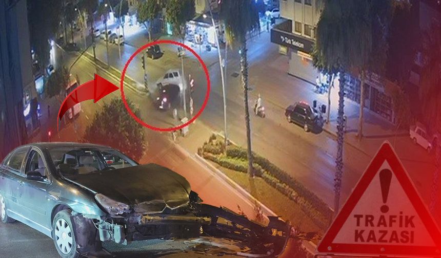 Antalya'da kırmızı ışık ihlali kazaya neden oldu: Ehliyetsiz sürücüye ceza yağdı