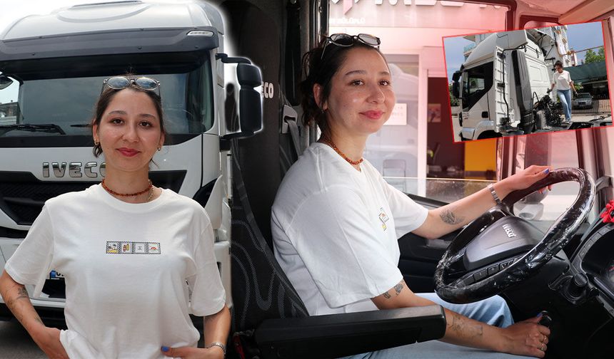Antalya'da memuriyeti bırakıp TIR şoförü oldu!