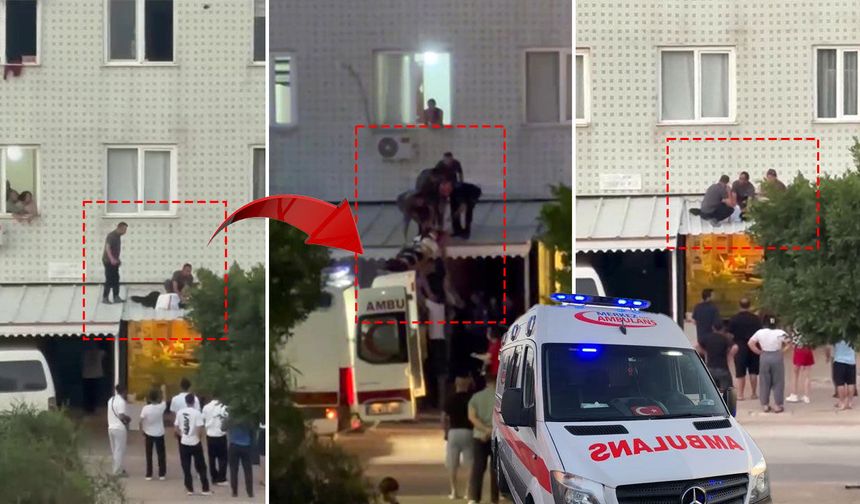 Antalya’da korkutan olay: Cam silerken aşağı düşen genç kız yaralandı!