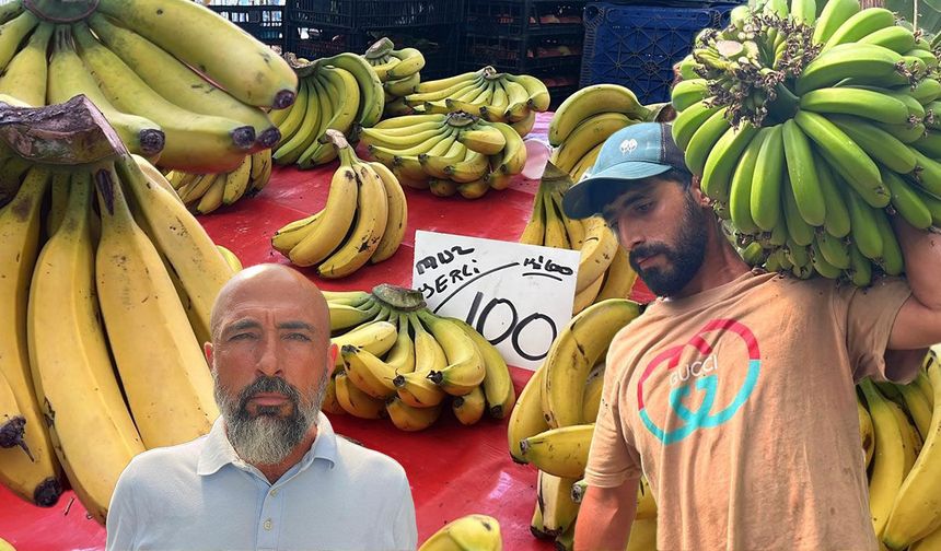 Muz fiyatlarında makas açıldı: Alanyalı üreticiler tepkili!