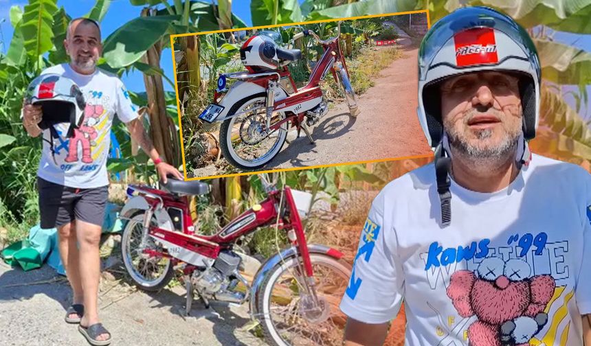 Antalya'da nostaljik mobiletiyle ilgi odağı oldu: "Sesini duymak bile huzur veriyor" dedi