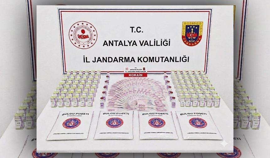 Antalya’da uyuşturucu operasyonu: 20 şüpheliden 15’i tutuklandı