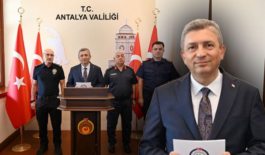 Antalya'da asayiş olaylarının yüzde 99,75'i aydınlatıldı!