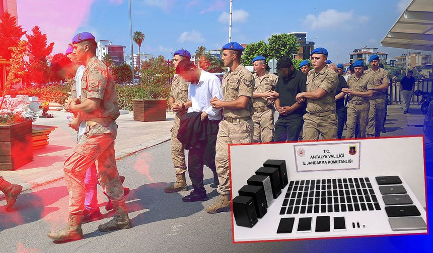 Antalya merkezli dev operasyon: 36 tutuklama!