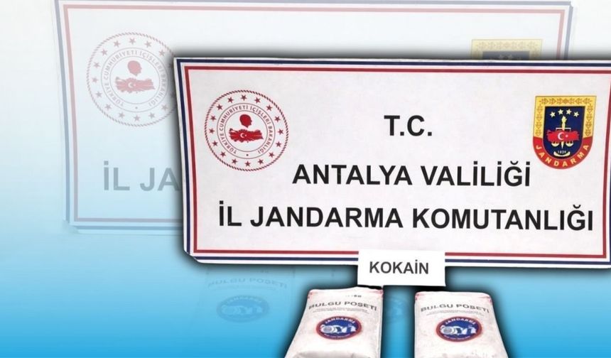 Antalya'da dev uyuşturucu operasyonu! 1 kilo 375 gram kokain ele geçirildi