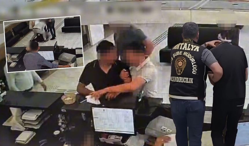 Antalya'da bankada dolandırıcılık parası çeken şüpheli yakalandı