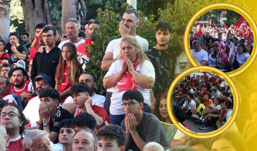 Antalya'da milli maç heyecanı hüzünle sona erdi!