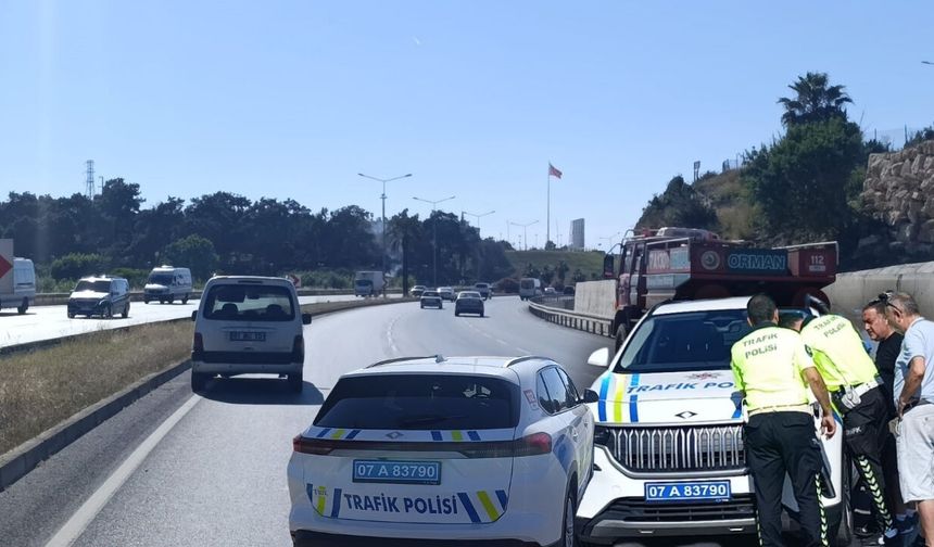 Antalya'da bir sürücü sara nöbeti geçirdi: Sürücünün ehliyetine el konuldu!