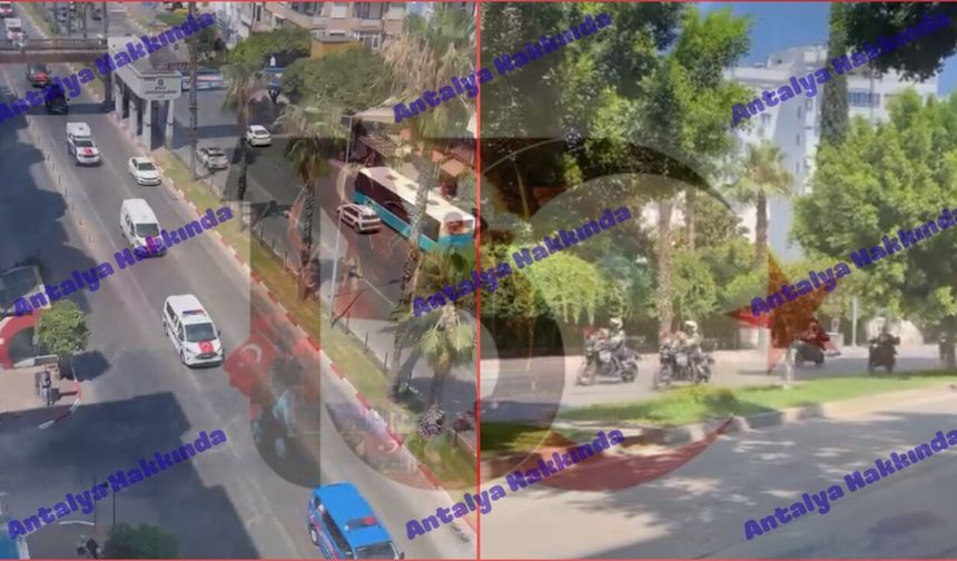 Antalya'da 15 Temmuz'un 10. yılında konvoy düzenlendi!