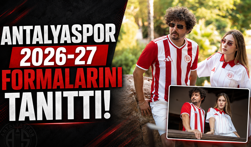 Antalyaspor yeni sezon formalarını tanıttı: Marul Kafa da kamera karşısında!