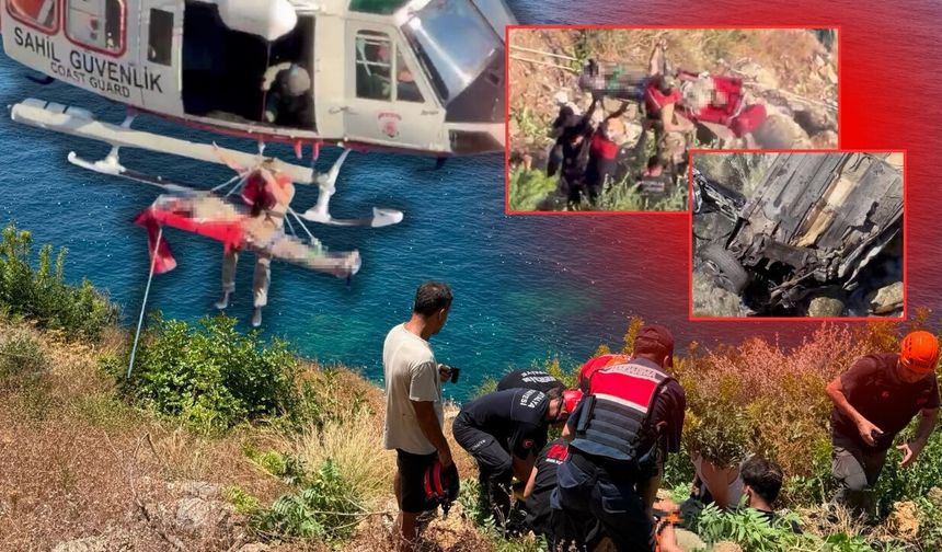Antalya'da otomobil ile denize düşmüştü! 7 saatte kurtarılan genç hayatını kaybetti