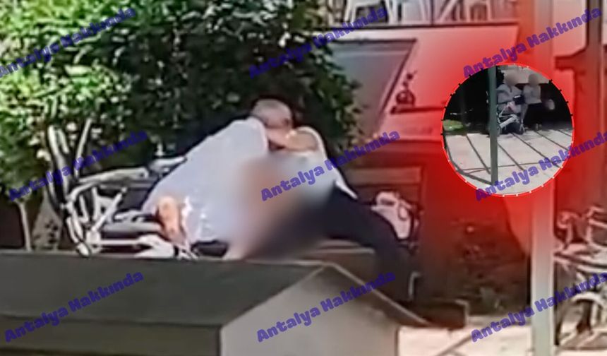 Antalya'da çocuk parkında cinsellik kamerada!