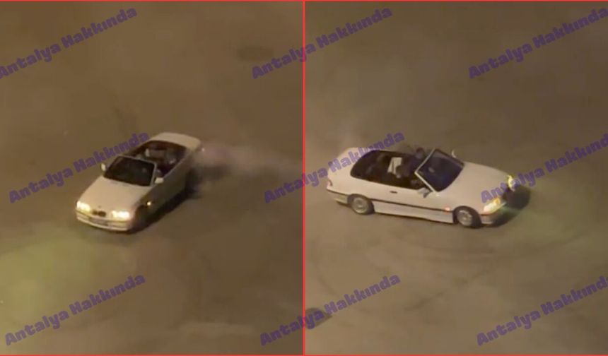 Antalya'da drift merakı bitmiyor! "Gece uyandırmaya hakları yok"