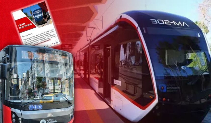 Antalya'da tramvay krizine ring desteği!