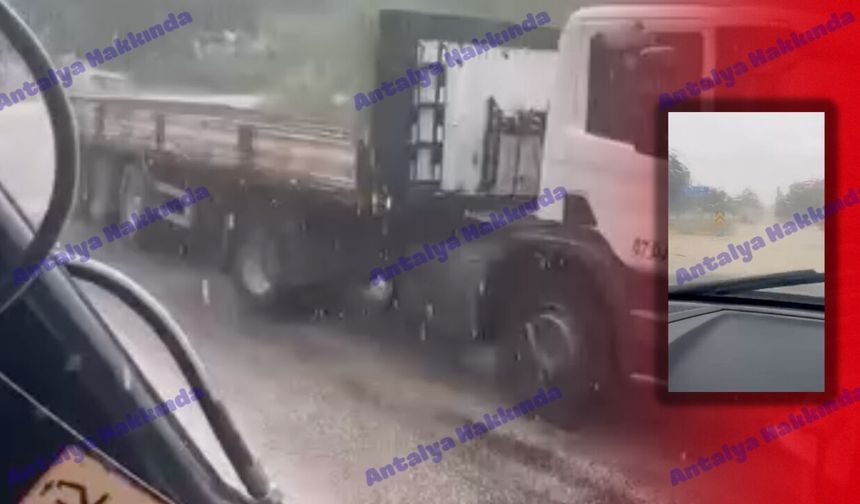 Antalya'da temmuz yağmuru! Beklenen yağış başladı