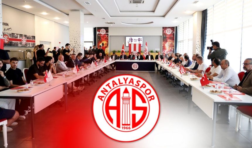 Antalya'nın önde gelenleri Antalyaspor için tek yürek oldu!