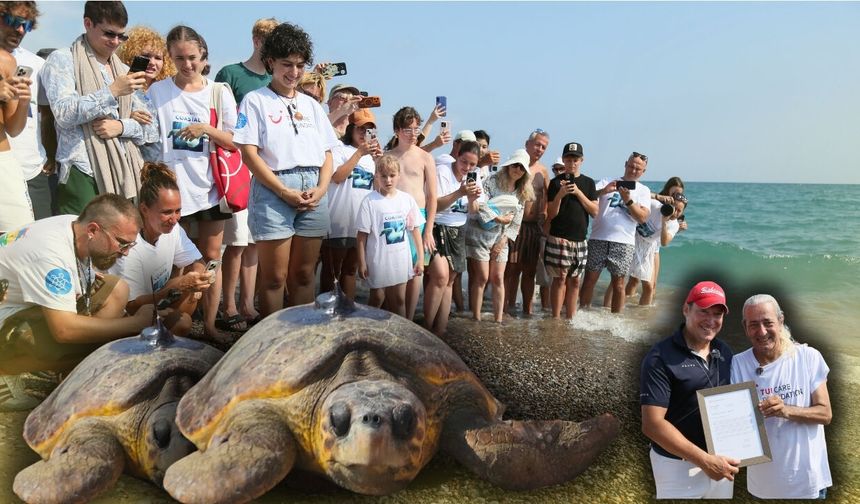 Antalya'da caretta carettalara uydu takibi!