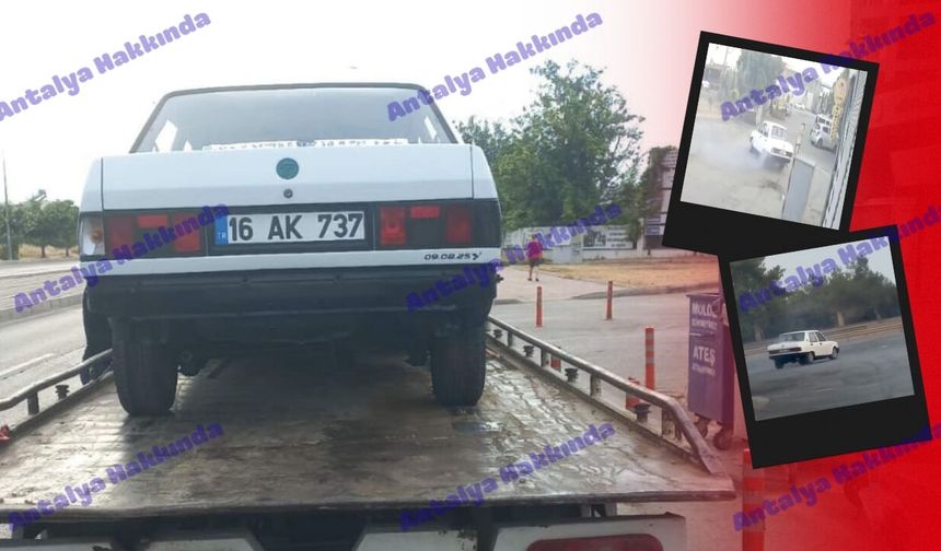 Antalya'da drift görüntüleriyle gündem olmuştu: Yediği ceza dudak uçuklattı!