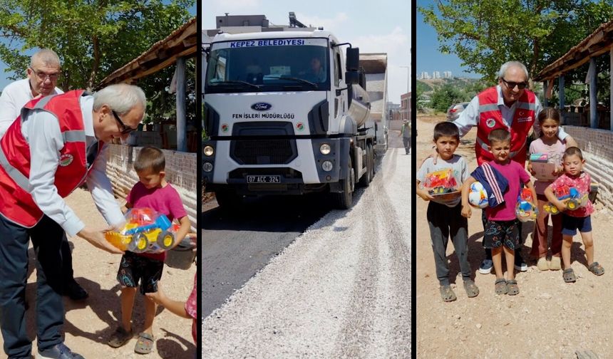"Siyah değil, beyaz asfalt olsun" dediler, Başkan Kocagöz harekete geçti