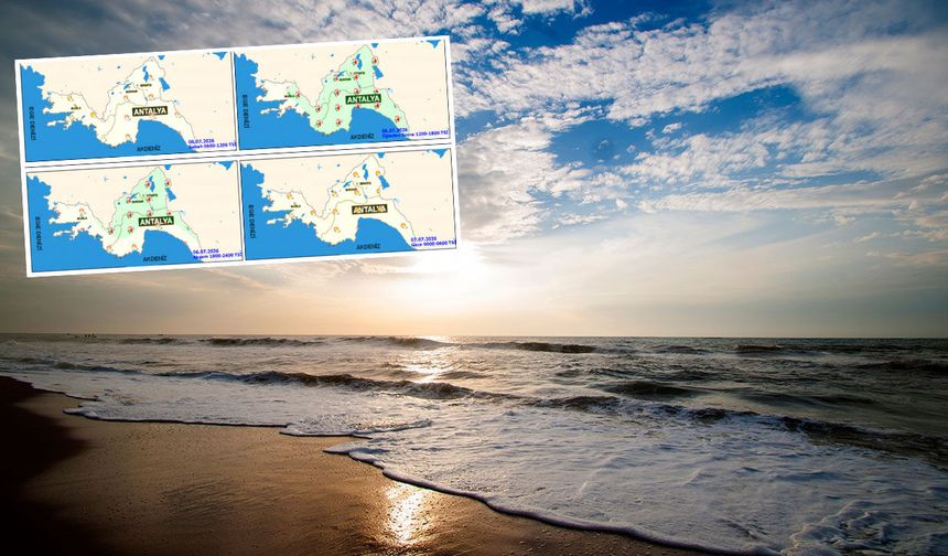 Antalya günlük hava durumu - 06.07.2026