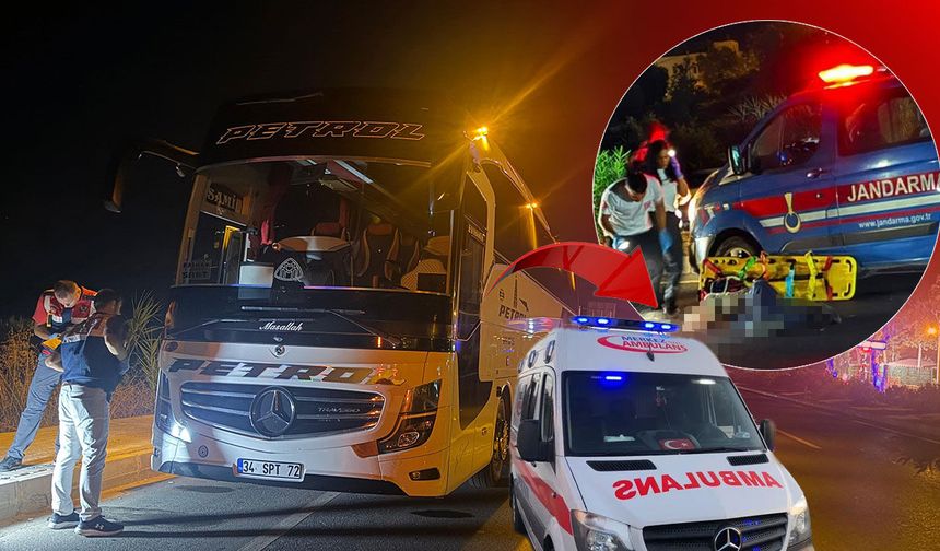 Antalya'da feci kaza: Yolcu otobüsünün çarptığı yaşlı adam hayatını kaybetti!