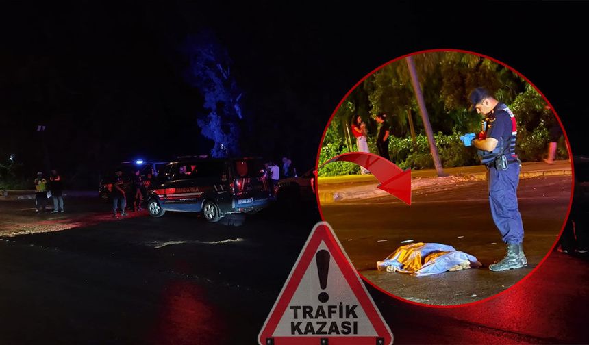 Antalya kara yolunda feci kaza: Karşıya geçmeye çalışan yaya hayatını kaybetti!