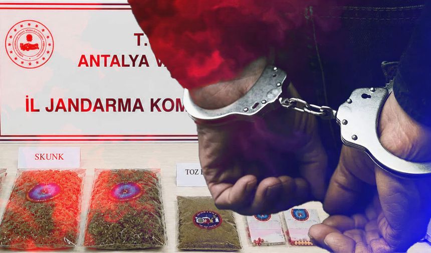 Antalya'da operasyon: Kilolarca uyuşturucu ele geçirildi