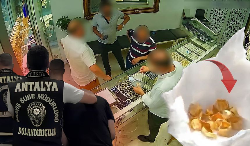 Antalya'da "Gülen yüz" operasyonu: Sahte altın diş satan 4 şüpheli tutuklandı!