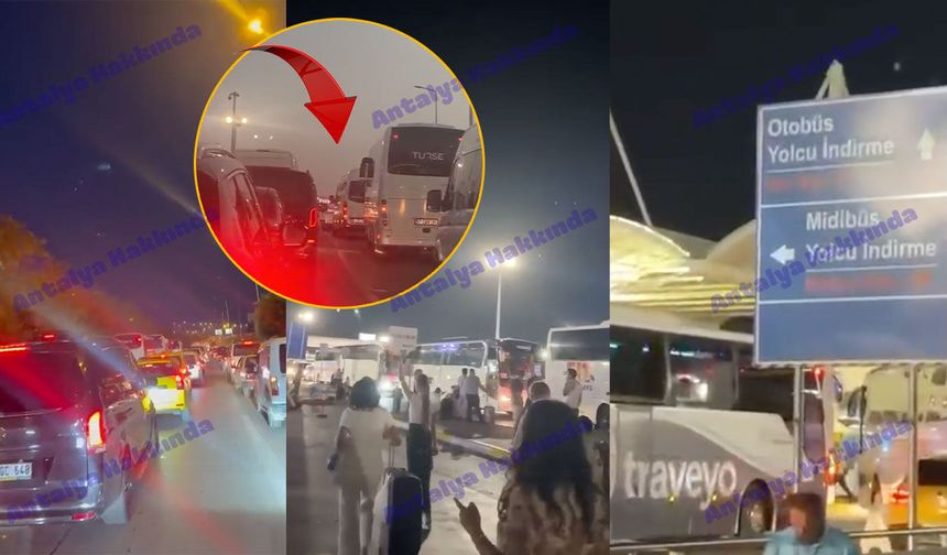 Antalya Havalimanı yolunda trafik çilesi: Yerli ve yabancı turistler uçaklarını kaçırdı!