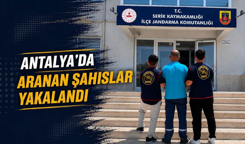 Antalya'da JASAT operasyonu: Aranan 202 kişi yakalandı