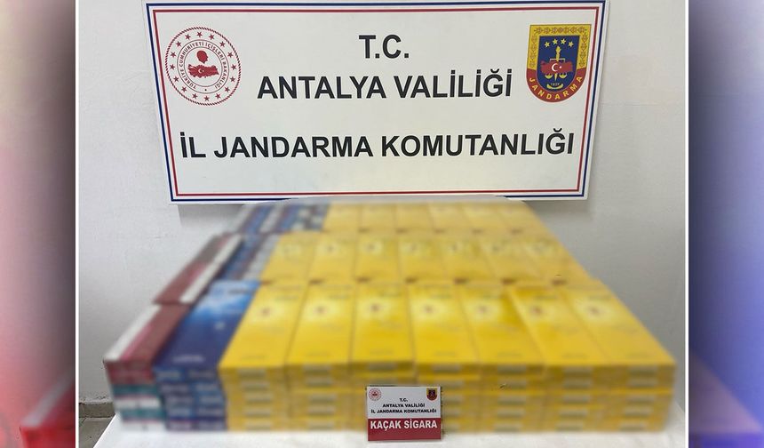 Antalya'da şok denetim: Kaçak sigaralar ele geçirildi!